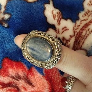 Sterling silver labradorite ring